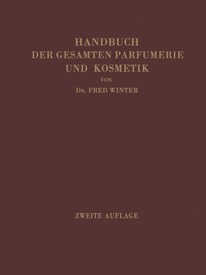 cover image of Handbuch der gesamten Parfumerie und Kosmetik
